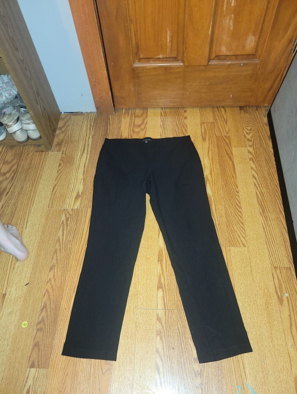 Women's Black Straight-Leg Pants
